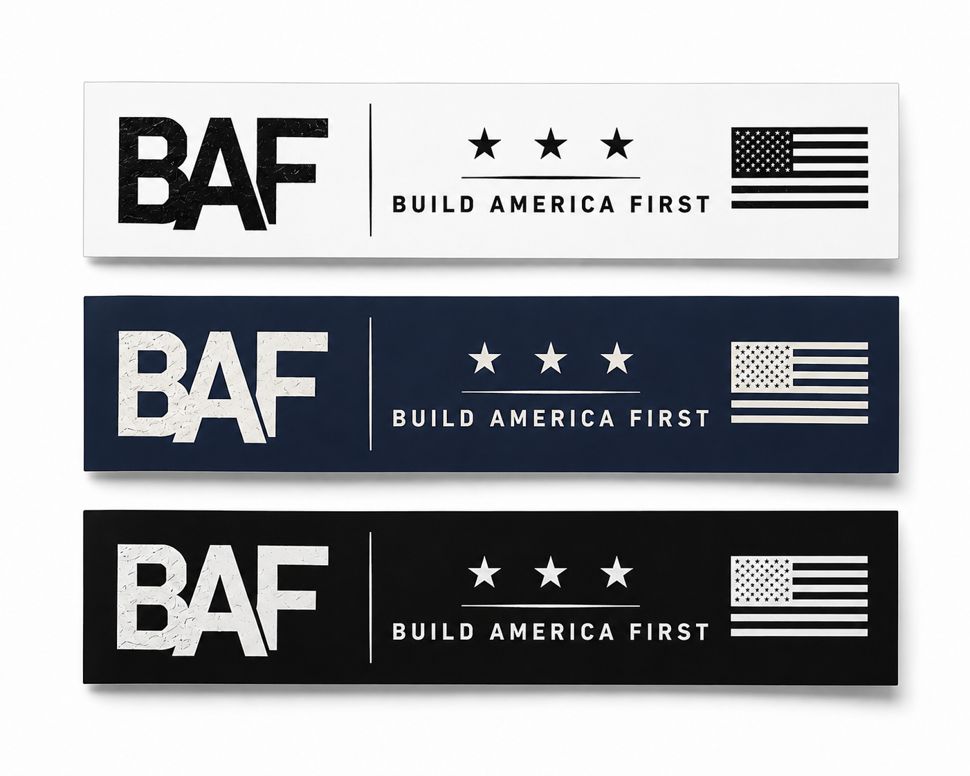 Premium All Weather Bumper Sticker Pack of 3